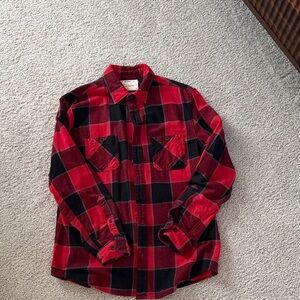 Urban Pipeline Red and Black Checkered Shirt